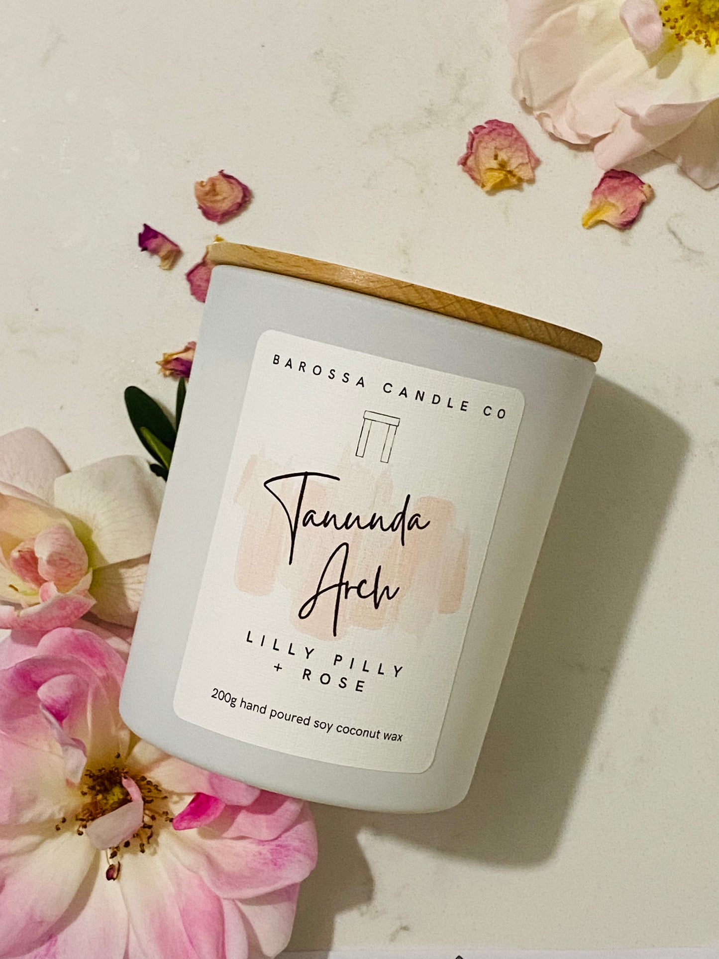 Tanunda Arch: Lilly Pilly + Rose Coconut Soy Candle