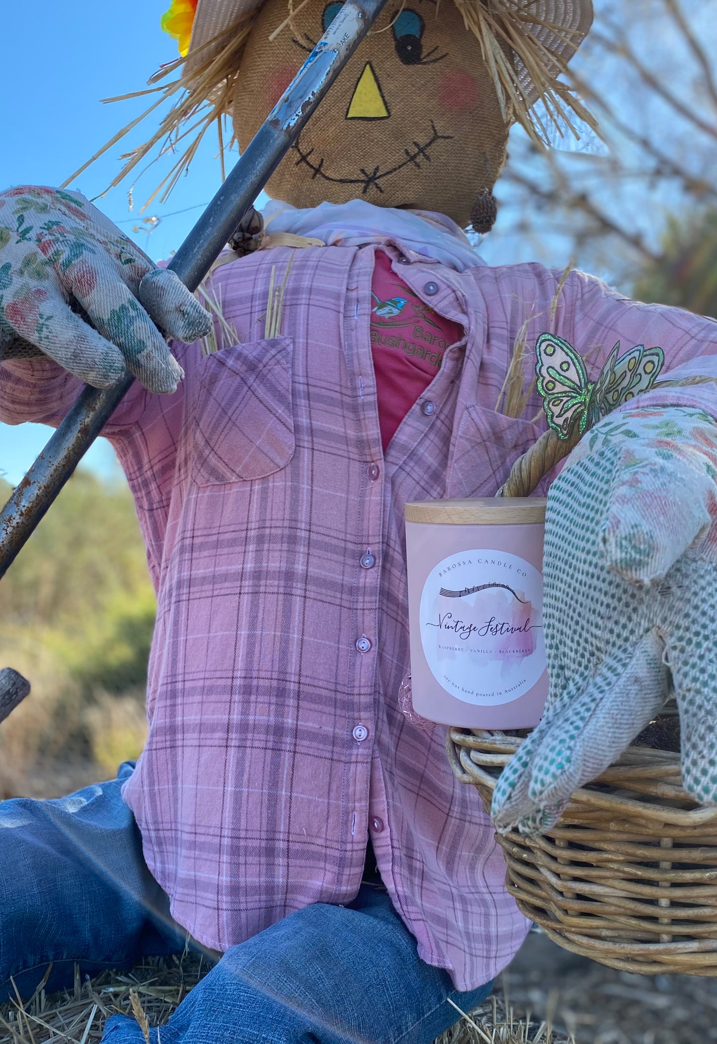 Vintage Festival: Blackberry + Raspberry Coconut Soy Candle