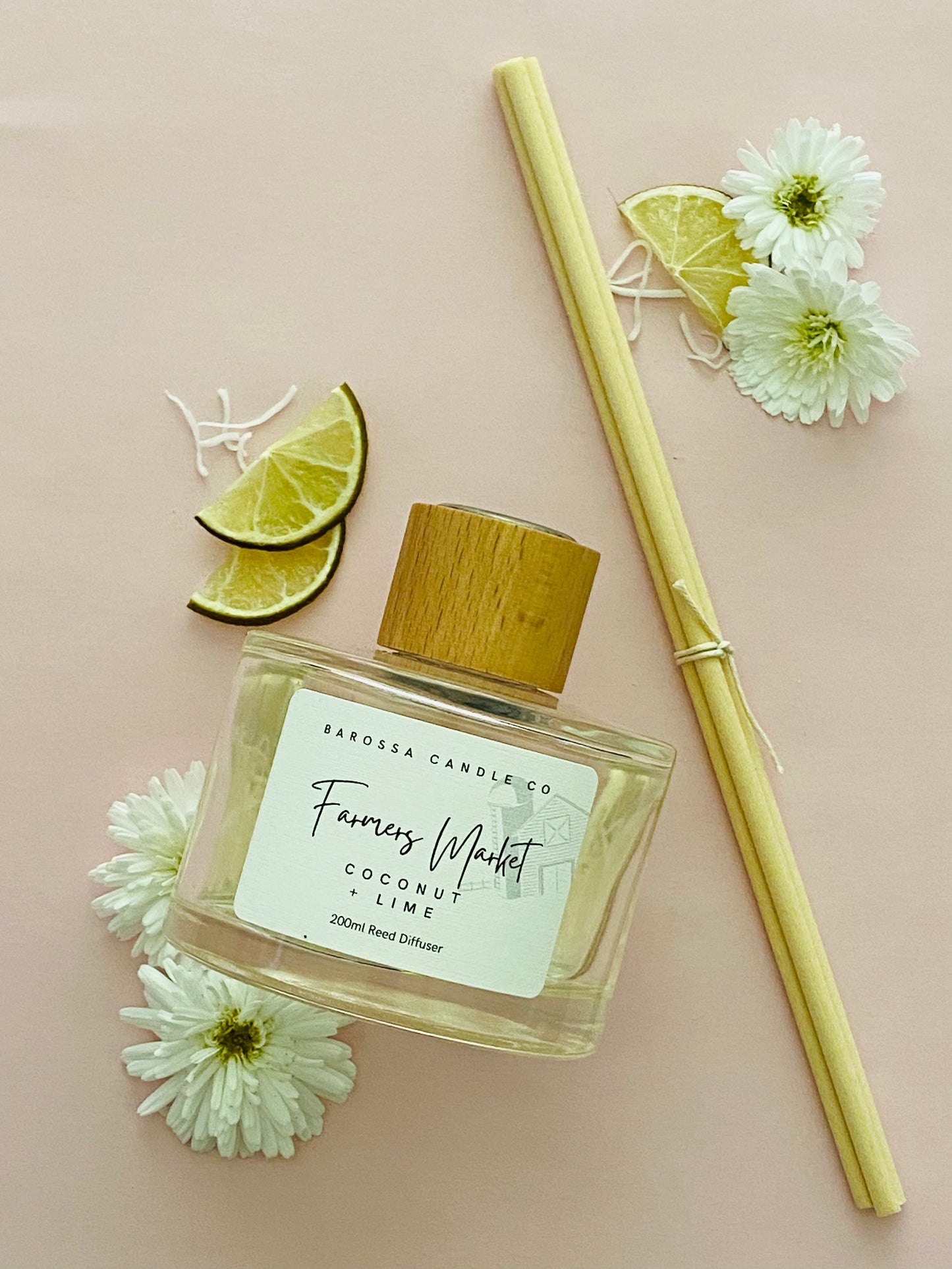 Farmers Market: Coconut + Lime Reed Diffuser