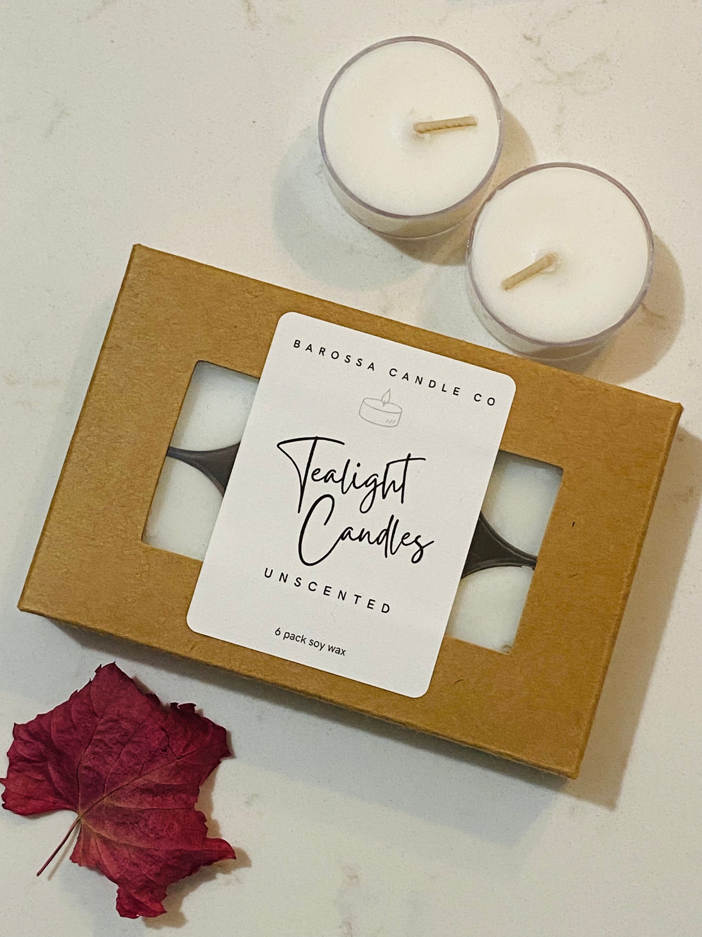 Unscented Soy Tealights