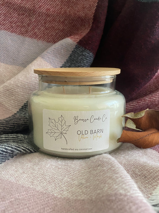 Old Barn - Vetiver + Musk Soy Coconut Candle